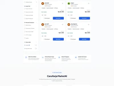 MarketAI - Direktori Penjual & Penyedia Token AI Terpercaya screenshot 1