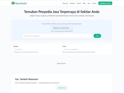 BantuPedia - Temukan dan Kelola Jasa Lokal screenshot 1