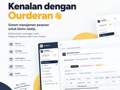 Ourderan - Sistem Manajemen Pesanan & Pelacakan Belanja Rapi screenshot 1