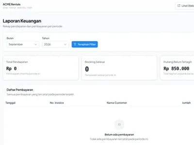 Mokuweb — Platform Website Rental & Tur Profesional screenshot 2