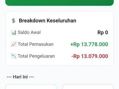 Catat Uang via WA - Aplikasi Pencatat Keuangan via WhatsApp screenshot 1