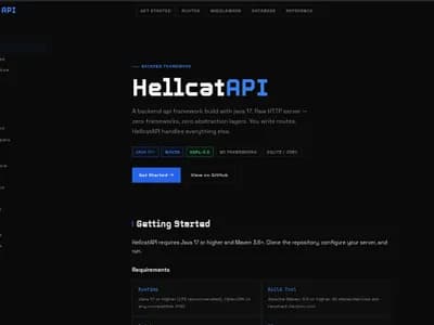 HellcatAPI Docs screenshot 3