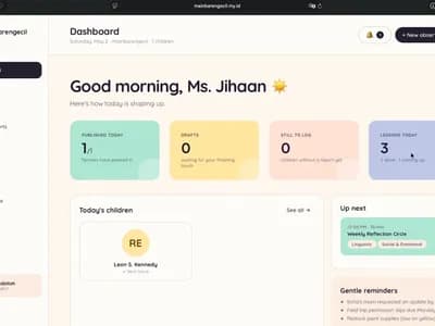 mainbarengecil · preschool LMS screenshot 1
