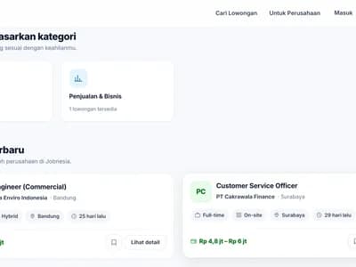 Lowongan Kerja Terbaru · Jobnesia screenshot 2
