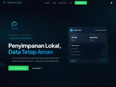 LingkarAksara — Layanan Cloud Merakyat screenshot 1