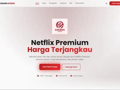 Gudang Nobar - Netflix Premium Murah screenshot 1