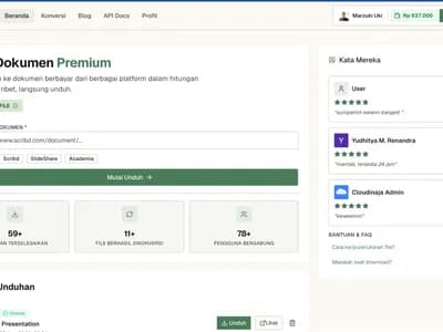DokuMin | Download Dokumen & Konversi File Online screenshot 1
