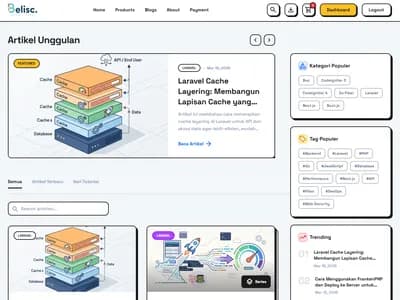Marketplace Source Code & Sharing Gils Blog - Beli Source Code screenshot 3
