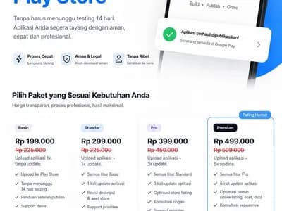 Jasa Upload Aplikasi ke Google Play Store screenshot 1
