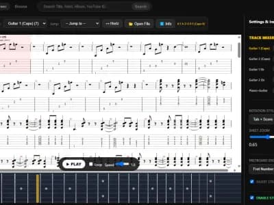 Tablatory - Guitar Pro Viewer, Fretboard Visualizer & Tab Directory screenshot 1