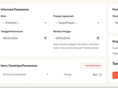 Billio — Invoice, DP/Termin & Pengingat Otomatis untuk Freelancer screenshot 3