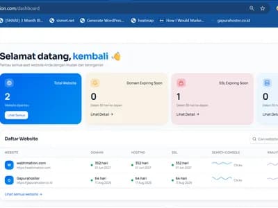 Webtimation — Platform monitoring & pertumbuhan website screenshot 5