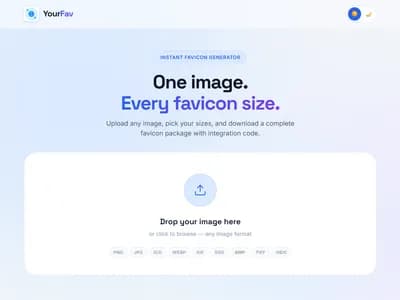 YourFav - Instant Favicon Generator screenshot 1