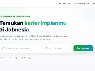 Lowongan Kerja Terbaru · Jobnesia screenshot 1