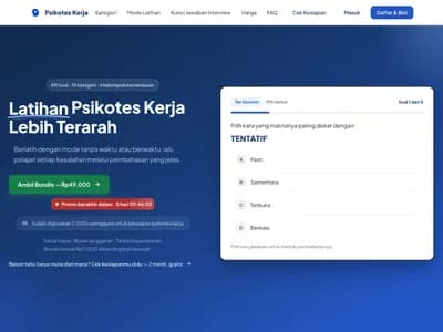 Psikotes Kerja screenshot 1