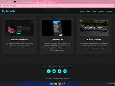 My Portfolio screenshot 3