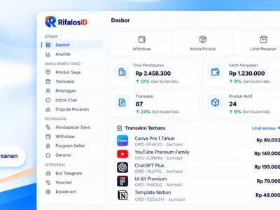 Marketplace Produk Digital Indonesia screenshot 1