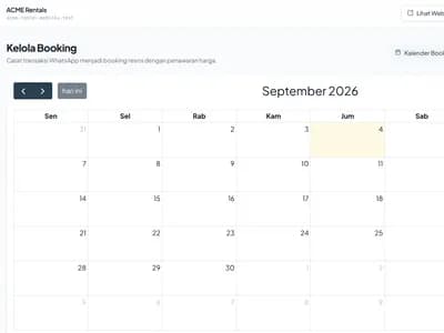 Mokuweb — Platform Website Rental & Tur Profesional screenshot 4