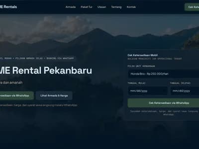 Mokuweb — Buat Website Rental Mobil & Tour Travel Sendiri screenshot 5