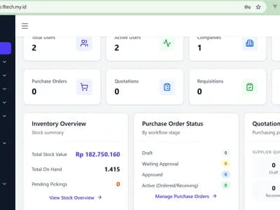 FLTech ERP screenshot 1